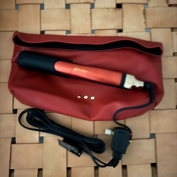 ghd Other - NWOB ghd hair Platinum + Flat Iron (1 inch plate) in Limited edition Red + Case